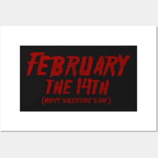 February the 14th Posters and Art